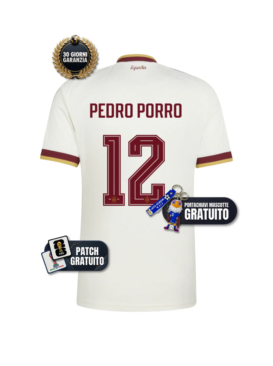 #12 PEDRO PORRO Maglia Away 2026
