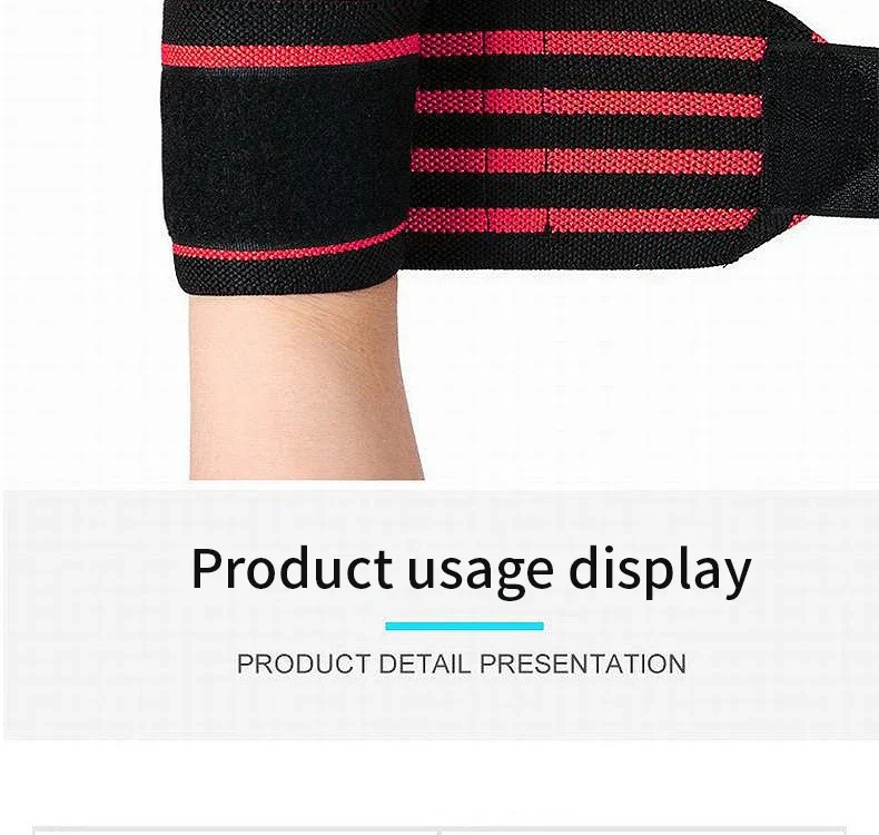 1Pcs Wristband Wrist Support Brace Straps Extra Strength Weight Lifting Wrist Wraps Bandage Fitness Gym Training Sports bandage - Image 11