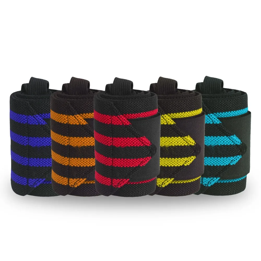 1Pcs Wristband Wrist Support Brace Straps Extra Strength Weight Lifting Wrist Wraps Bandage Fitness Gym Training Sports bandage - Image 6