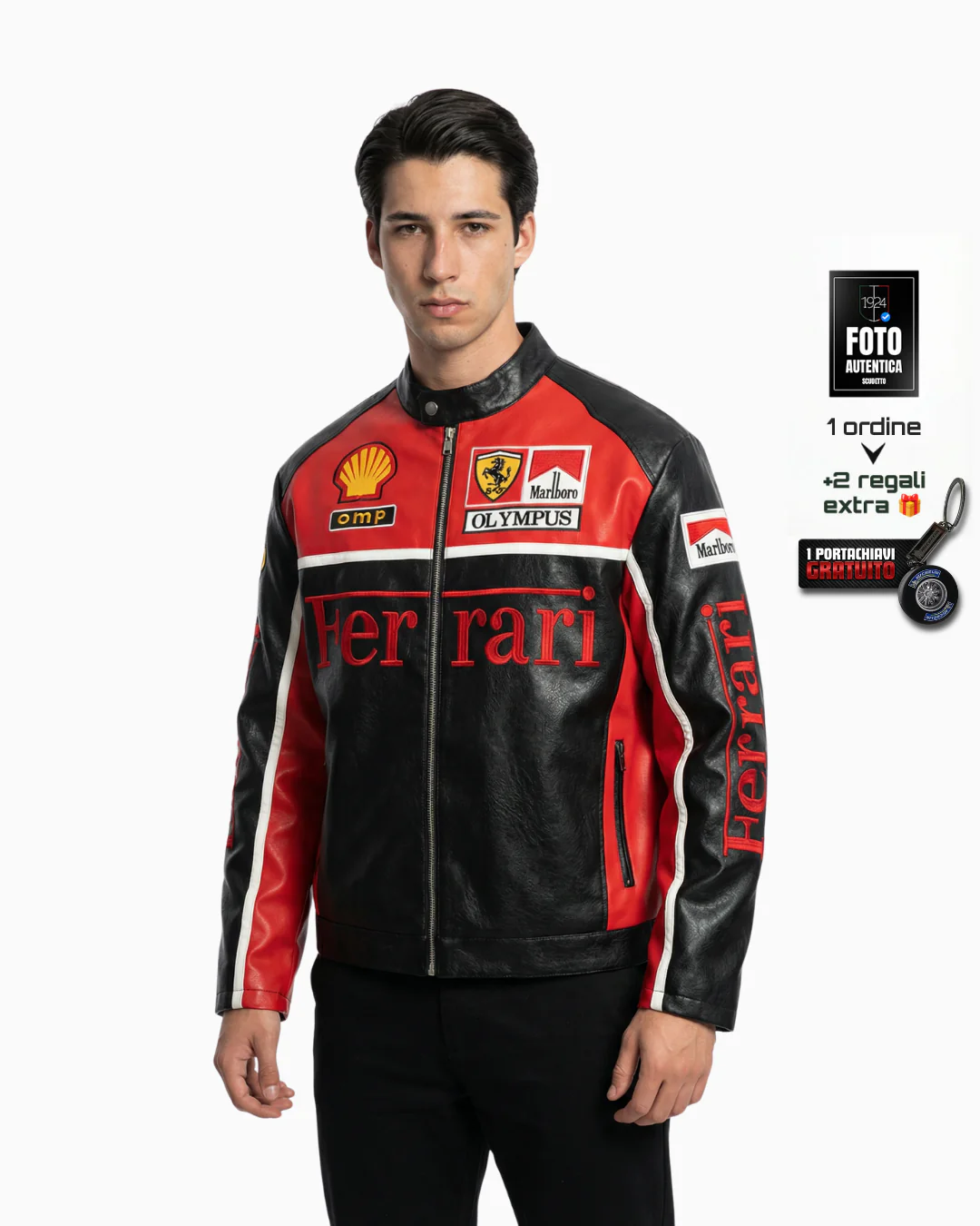 Giacca in Pelle F1 25/26