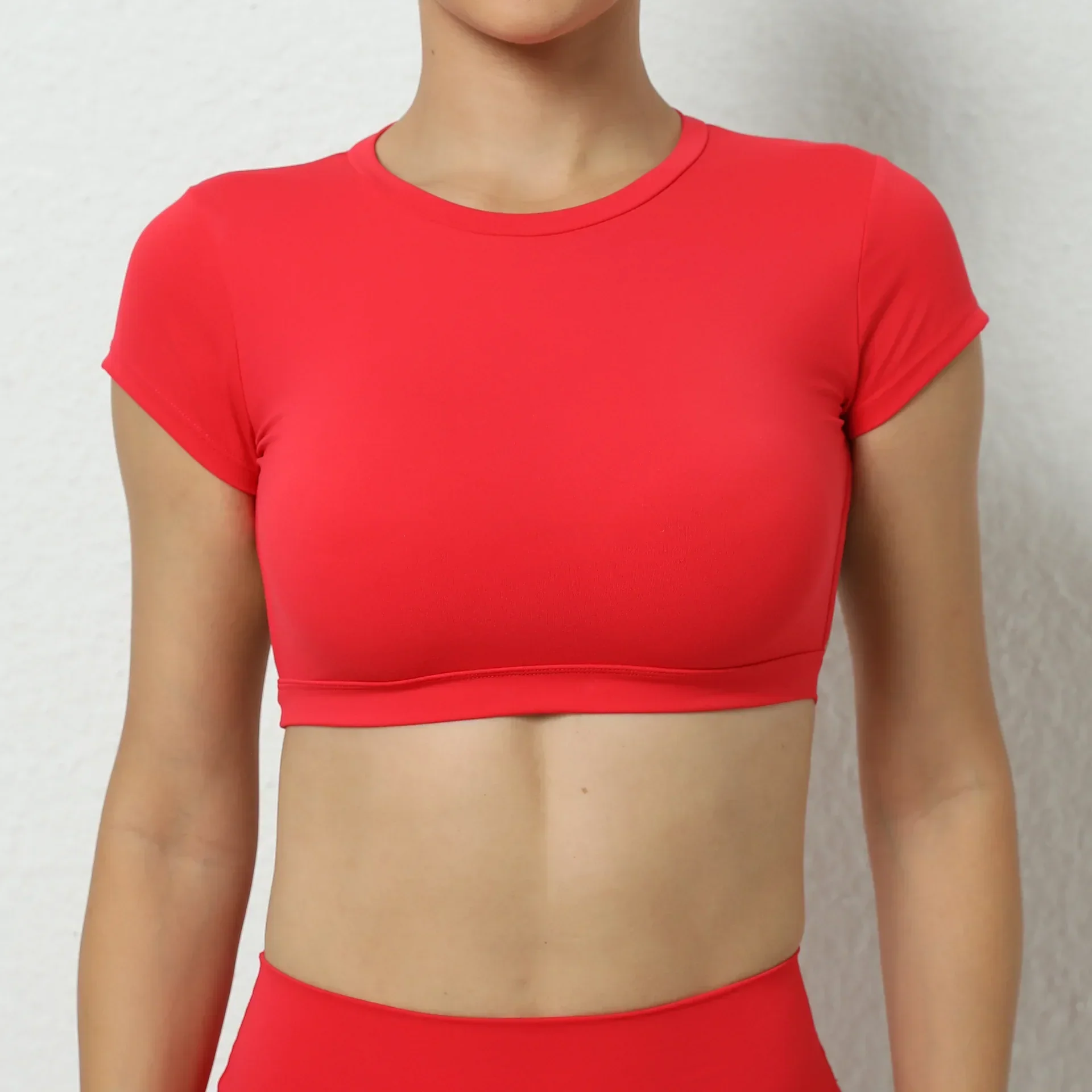 Hearuisavy Sports Shirts Breathable Workout Tops Fitness Sportswear Female Backless Yoga Clothing Sport Crop Tops Women Gym Top - Image 15