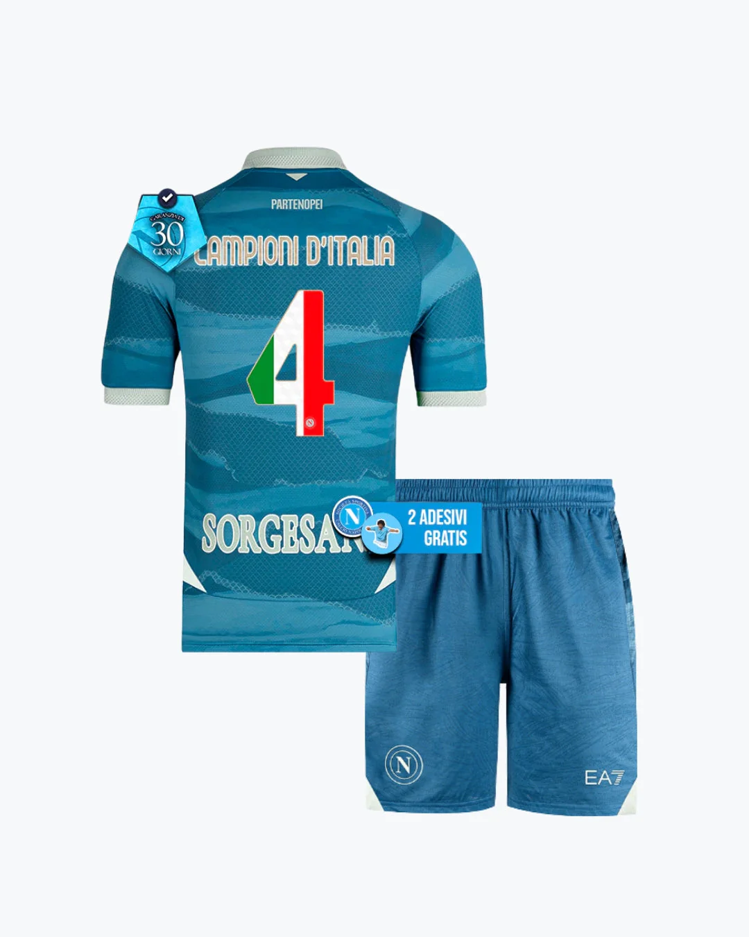Kit Bambino Campioni D'Italia Partenopea 24/25