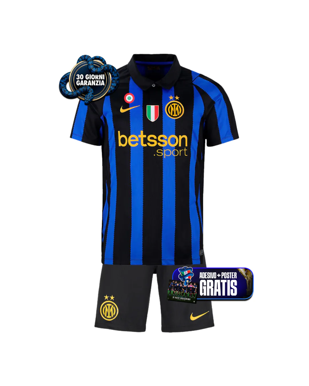 Kit Bambino Home 26/27 + Scudetto + Coppa Italia
